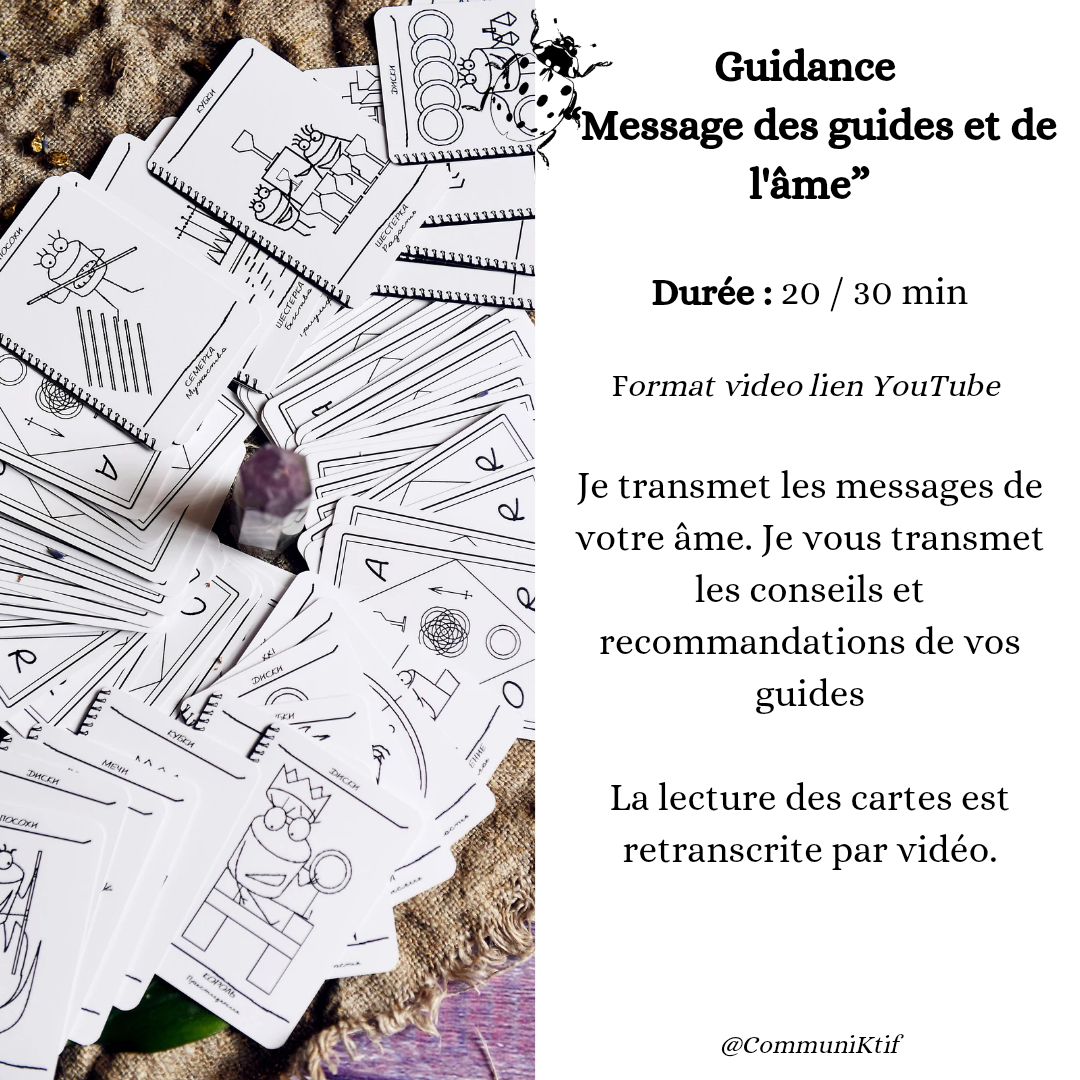 Guidance Message Des guides et de ton âme