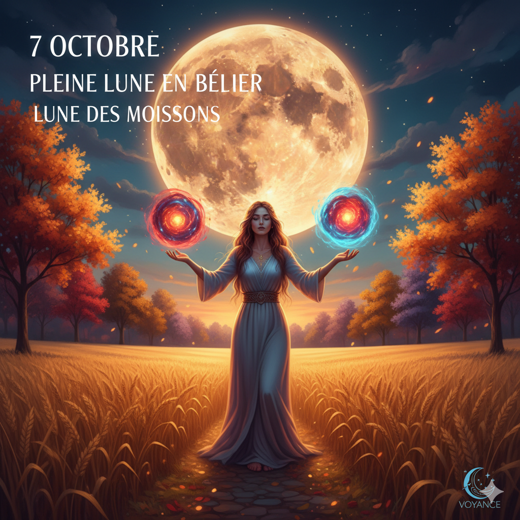 Pleine lune en Belier, l'Élan de la Lune des Moissons