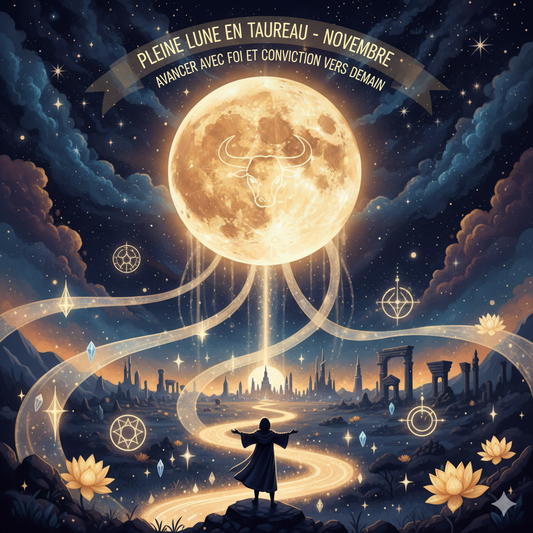 💖 L'Écho Lunaire : Pleine Lune en TAUREAU du 5 Novembre 2025 à 14h20