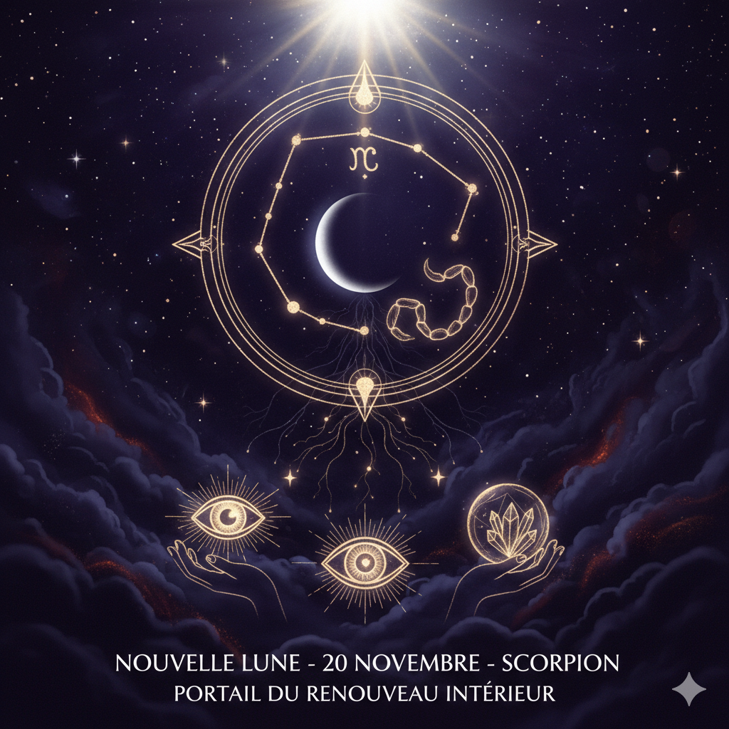 🌑 Nouvelle Lune en Scorpion : Prevoyez d'être bienveillant dans votre fort intérieure