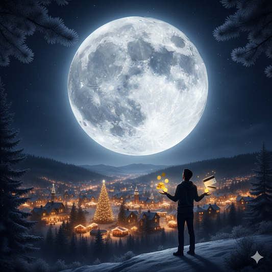 🌕 Super Lune en Gémeaux 5 Décembre 2025 : Lumière sur l'Esprit et les Finances