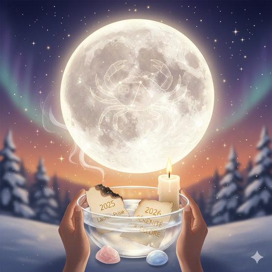 🌕 Pleine Lune du 3 Janvier 2026 : Éclore en Douceur sous le Signe du Cancer