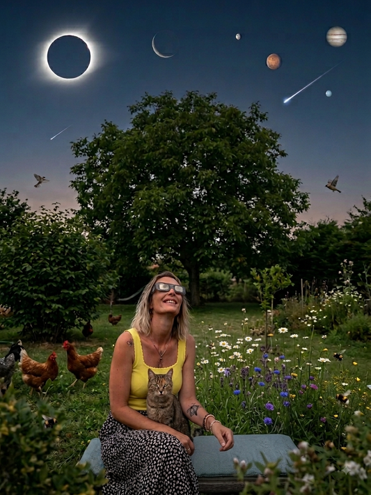 🌑 Nouvelle Lune, Éclipse Solaire et les Étoiles Filantes : Croyances, Magie et Lâcher-Prise ✨