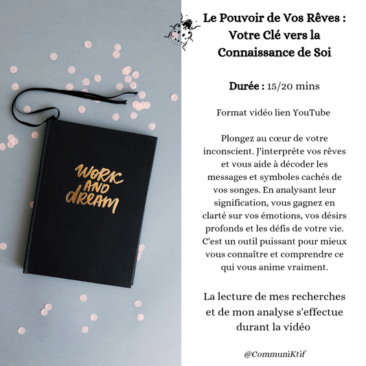 Le pouvoir de vos rêves. Interprétation, votre clé vers votre connaissance de soi